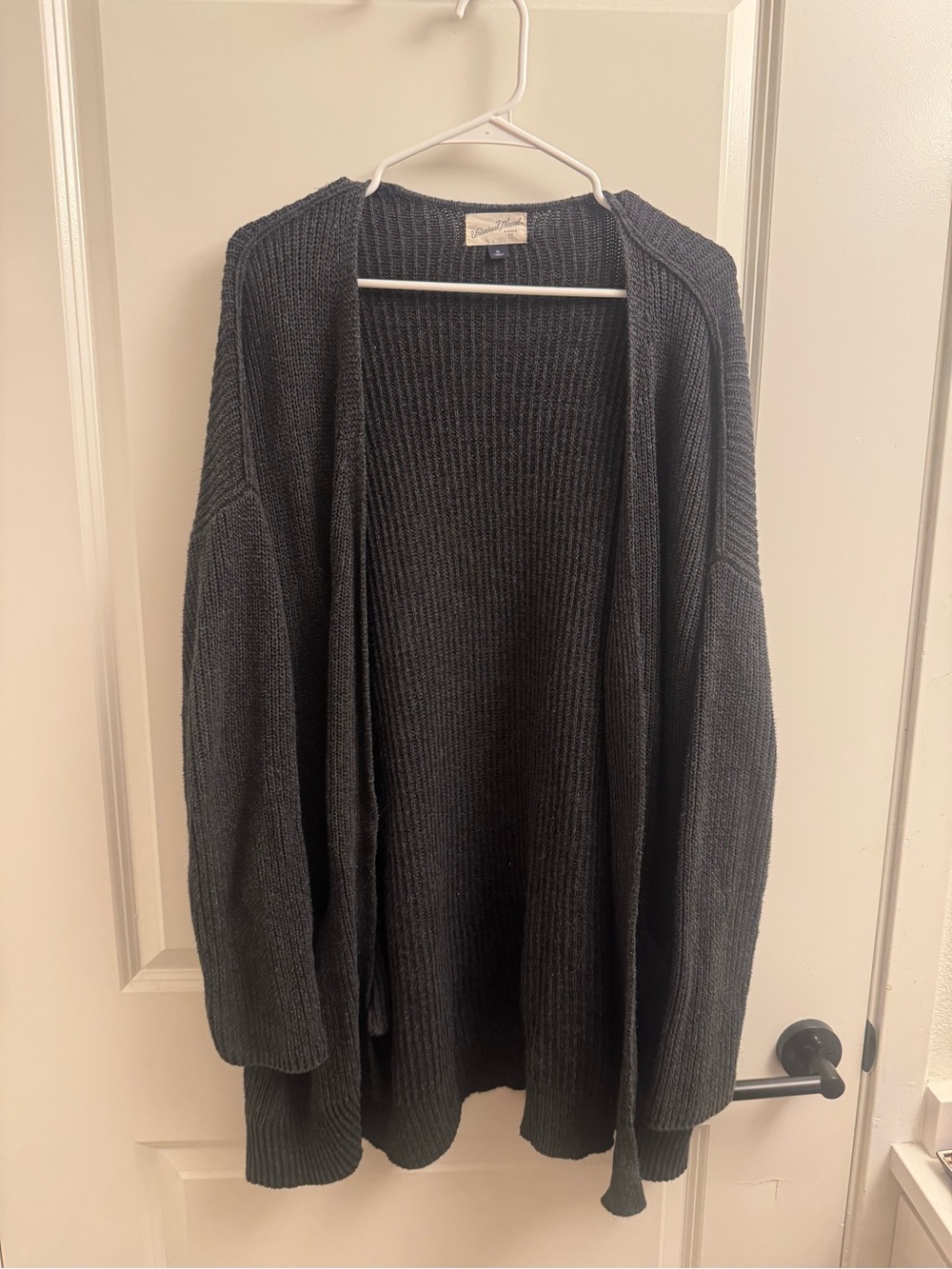 Universal Thread Open-Front Ribbed Cardigan - Picture 3 of 6